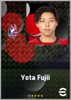 Fujii Yota eFootball 2026 player card, 64 OVR LB