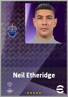 Neil Etheridge eFootball 2026 player card, 69 OVR GK
