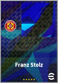 Franz Stolz eFootball 2026 player card, 65 OVR GK