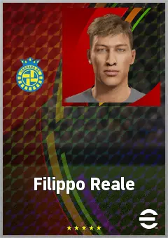 Filippo Reale eFootball 2026 player card, 60 OVR LB