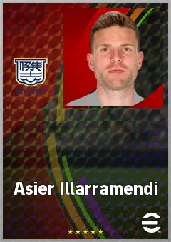 Asier Illarramendi eFootball 2026 player card, 74 OVR DMF