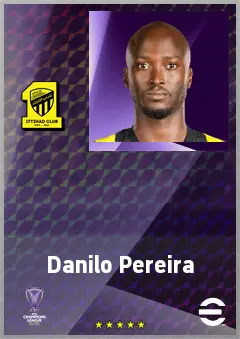 Danilo Pereira eFootball 2026 player card, 76 OVR CB