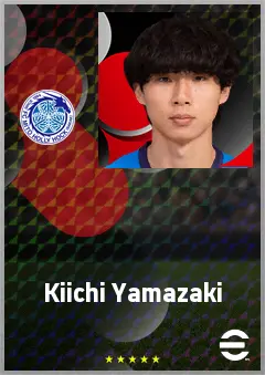 Yamazaki Kiichi eFootball 2026 player card, 64 OVR CMF