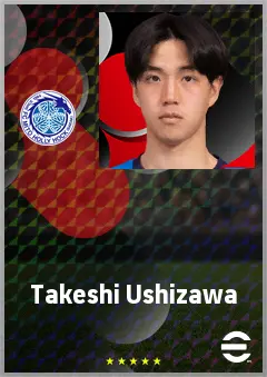 Ushizawa Takeshi eFootball 2026 player card, 64 OVR CB