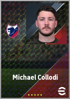 Michael Collodi eFootball 2026 player card, 71 OVR GK