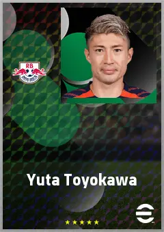 Toyokawa Yuta eFootball 2026 player card, 69 OVR SS
