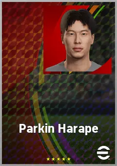 Parkin Harape eFootball 2026 player card, 63 OVR LB