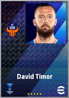 David Timor eFootball 2026 player card, 71 OVR DMF