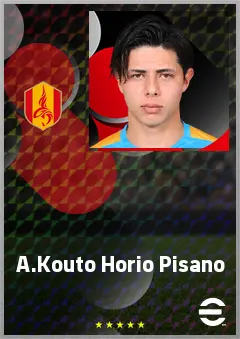Pisano A.Kouto Horio eFootball 2026 player card, 68 OVR GK