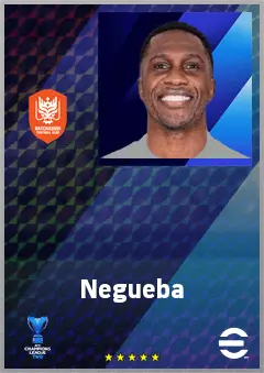 Negueba eFootball 2026 player card, 71 OVR AMF