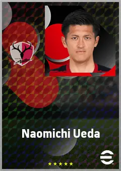 Ueda Naomichi eFootball 2026 player card, 73 OVR CB