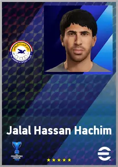 Jalal Hassan Hachim eFootball 2026 player card, 70 OVR GK