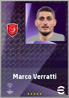 Marco Verratti eFootball 2026 player card, 79 OVR CMF