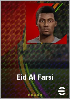 Eid Al Farsi eFootball 2026 player card, 66 OVR DMF