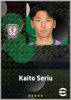 Seriu Kaito eFootball 2026 player card, 61 OVR AMF