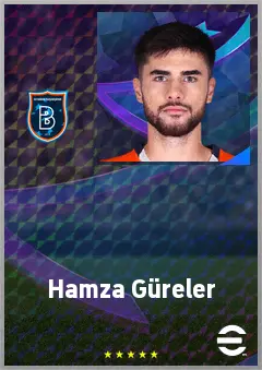 Hamza Güreler eFootball 2026 player card, 66 OVR CB