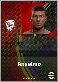 Anselmo eFootball 2026 player card, 70 OVR AMF