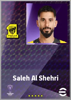 Saleh Al Shehri eFootball 2026 player card, 71 OVR CF