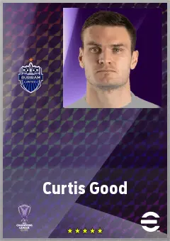 Curtis Good eFootball 2026 player card, 70 OVR CB