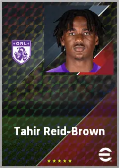 Tahir Reid-Brown eFootball 2026 player card, 63 OVR LB