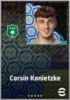 Corsin Konietzke eFootball 2026 player card, 66 OVR DMF
