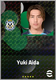 Aida Yuki eFootball 2026 player card, 65 OVR DMF