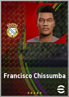 Francisco Chissumba eFootball 2026 player card, 70 OVR LB