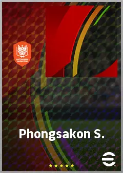 Phongsakon S. eFootball 2026 player card, 61 OVR LWF