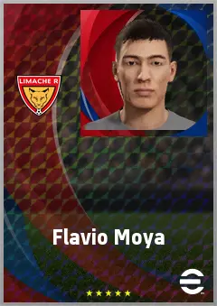 Flavio Moya eFootball 2026 player card, 66 OVR CMF