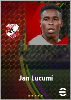Jan Lucumí eFootball 2026 player card, 68 OVR RWF