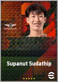 Supanut Sudathip eFootball 2026 player card, 62 OVR GK