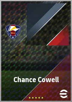 Chance Cowell eFootball 2026 player card, 61 OVR RWF