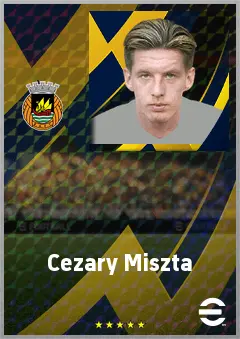 Cezary Miszta eFootball 2026 player card, 73 OVR GK