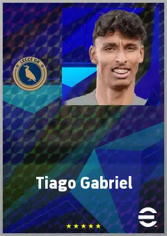 Tiago Gabriel eFootball 2026 player card, 72 OVR CB