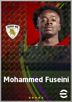 Mohammed Fuseini eFootball 2026 player card, 70 OVR CF