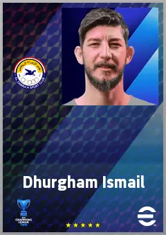 Dhurgham Ismail eFootball 2026 player card, 67 OVR LB