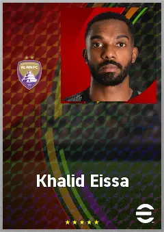 Khalid Eissa eFootball 2026 player card, 69 OVR GK
