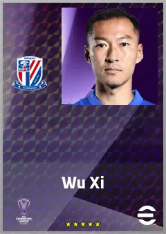 Wu Xi eFootball 2026 player card, 70 OVR CMF