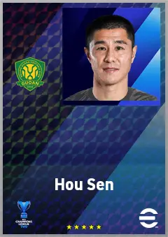 Hou Sen eFootball 2026 player card, 71 OVR GK