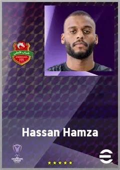 Hassan Hamza eFootball 2026 player card, 64 OVR GK