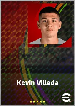 Kevin Villada eFootball 2026 player card, 61 OVR AMF
