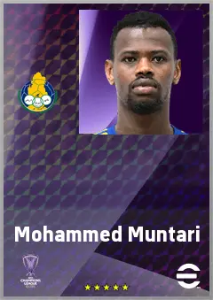Mohammed Muntari eFootball 2026 player card, 70 OVR CF