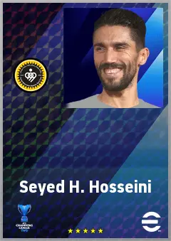 Seyed H. Hosseini eFootball 2026 player card, 70 OVR GK