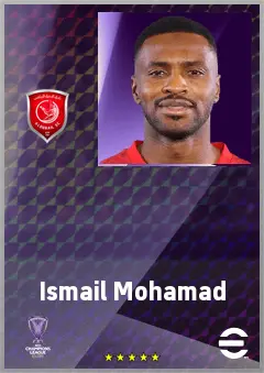 Ismail Mohamad eFootball 2026 player card, 69 OVR RB
