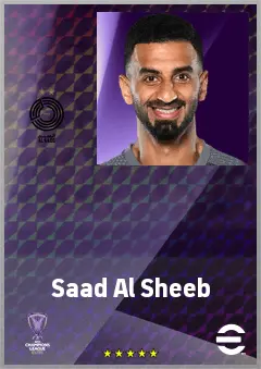 Saad Al Sheeb eFootball 2026 player card, 70 OVR GK