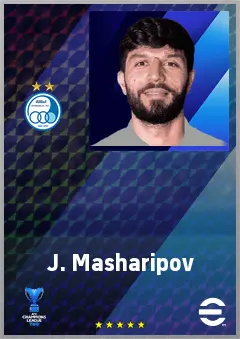 J. Masharipov eFootball 2026 player card, 71 OVR LWF