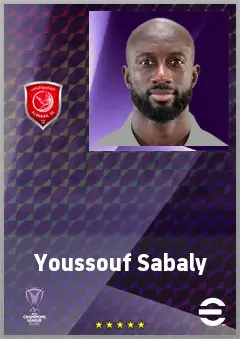 Youssouf Sabaly eFootball 2026 player card, 73 OVR RB