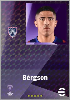 Bérgson eFootball 2026 player card, 71 OVR CF