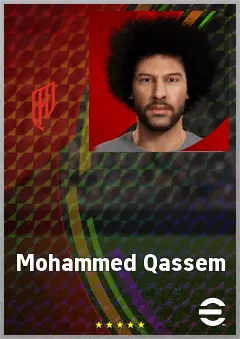 Mohammed Qassem eFootball 2026 player card, 69 OVR LB