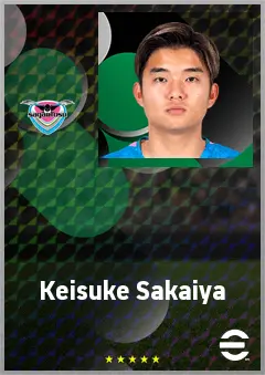 Sakaiya Keisuke eFootball 2026 player card, 63 OVR RMF